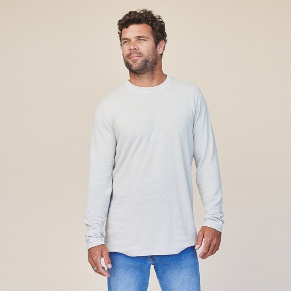 NWT Jungmaven hemp tee Black splatter paint Baja long sleeve tee size M - Picture 10 of 10